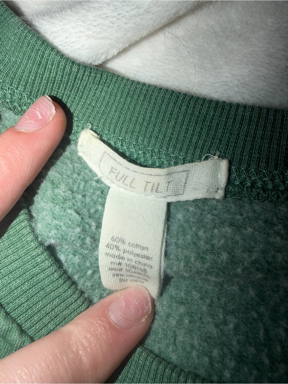 Tilly's Forest Green Oregon Embroidered Crewneck Sweatshirt - Picture 6 of 7